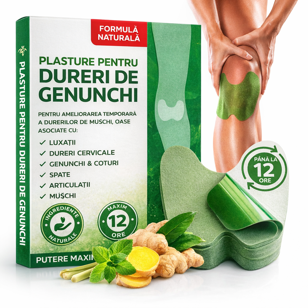 NaturCalm - plasturi speciali pentru articulații și mușchi