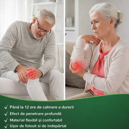 NaturCalm - plasturi speciali pentru articulații și mușchi