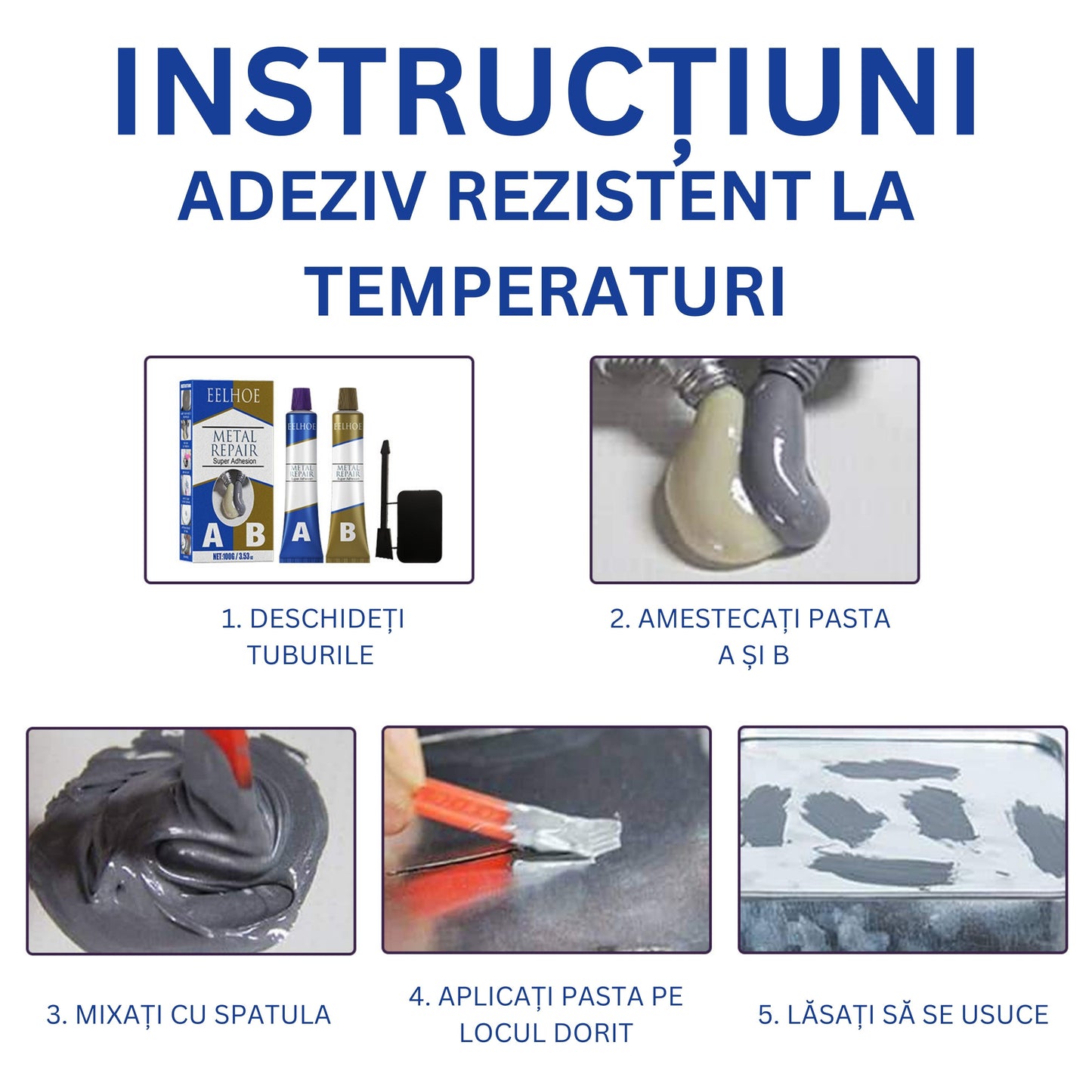 Adeziv extrem pentru metale 100g